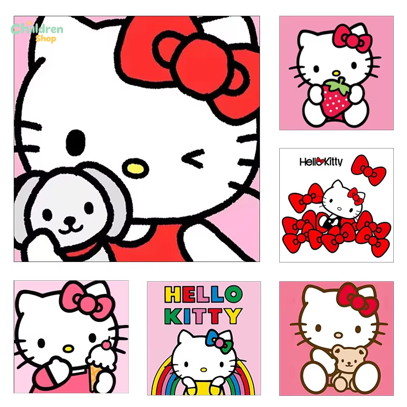 Resin Art On Wall - Sanrio Hello Kitty Kawaii For Adults