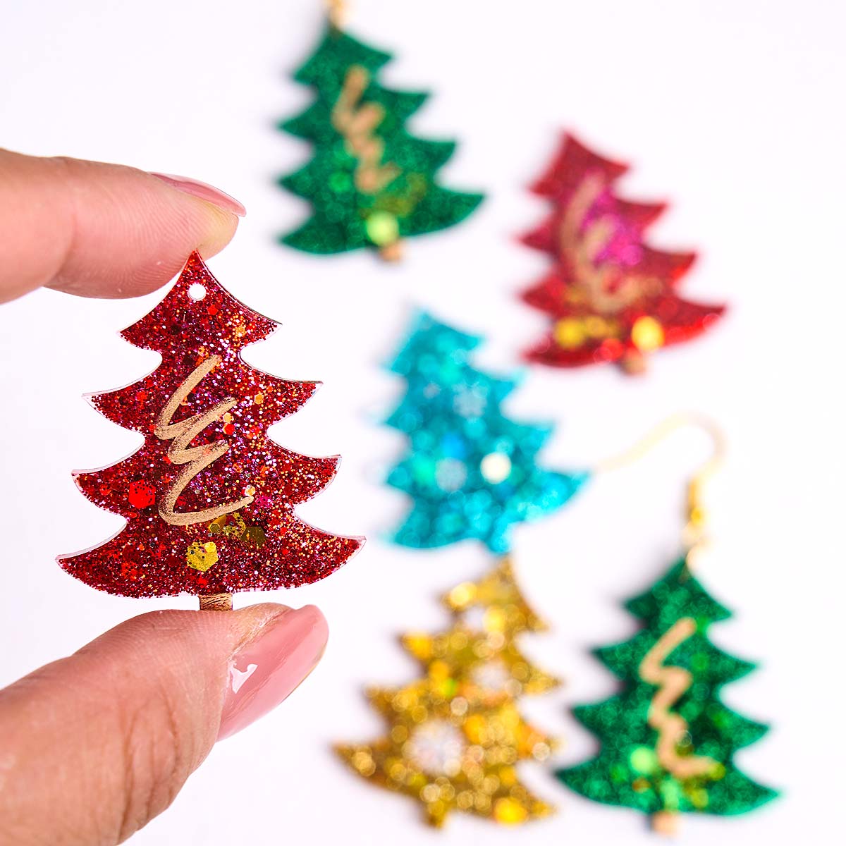 Resin Art Products - 3D Christmas Tree Pendant Silicone Mold