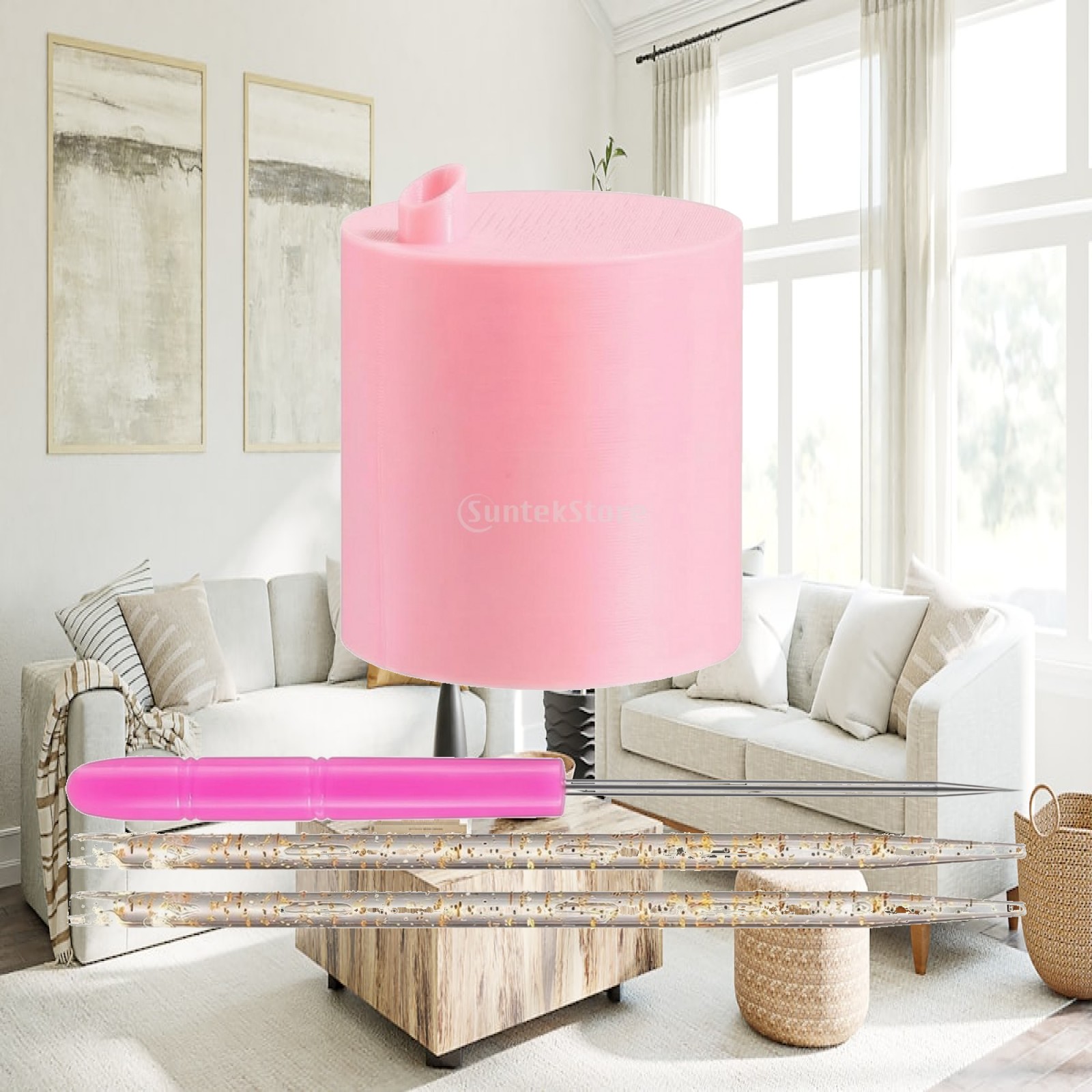 Resin Art Youtube - DIY Craft Package Pink Glitter Funnel
