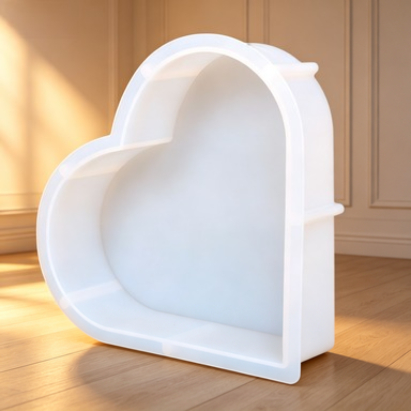 Resin Art Products - Mini Heart Bookend Molds Suitable for