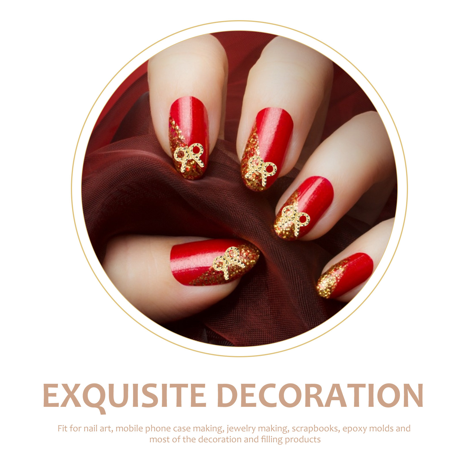 Resin Art And Decor - 3 Boxes Metal Alloy Stickers Decorative