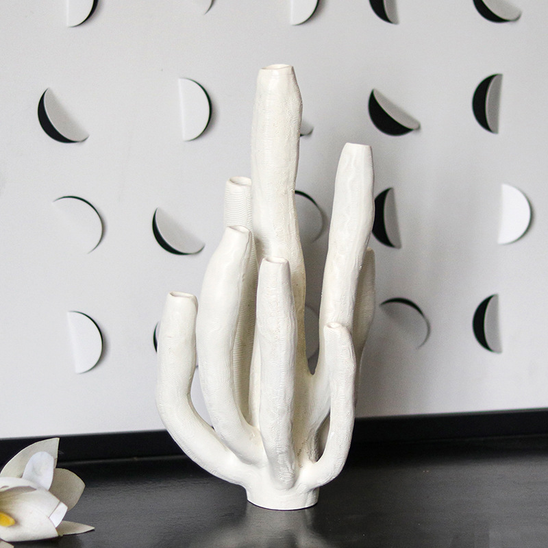 Resin Art Youtube - Coral Tube Art Sculpture Modern Minimalist