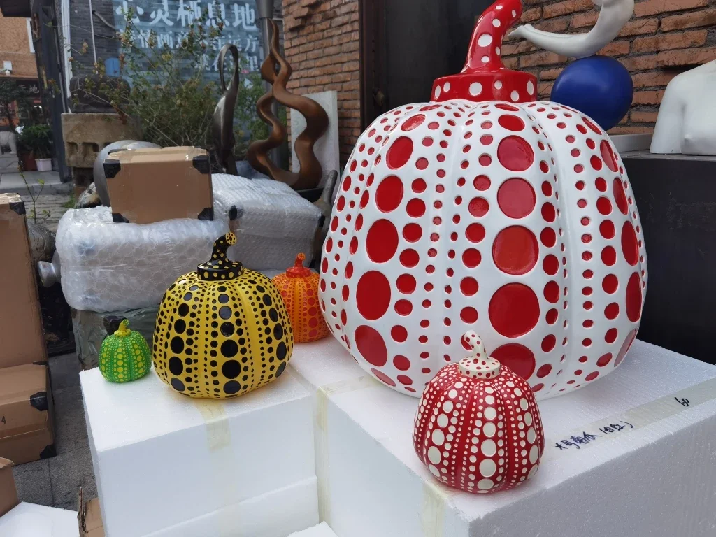 Kusama Yayoi Pumpkin Statue Ja - огляд і ціна Resin Art Ocean
