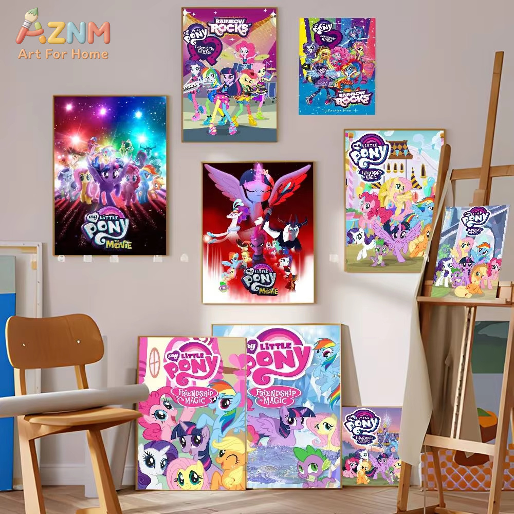 1pc My Cartoon P-Pony L-Little - огляд і ціна Resin Art Aesthetic