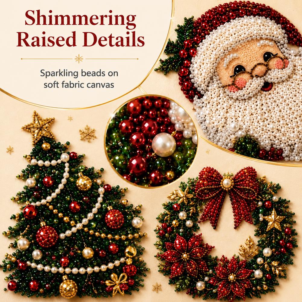 Christmas Santa Claus Pearl Ar - огляд і ціна Resin Art Wall Decor