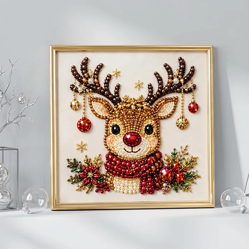 Christmas Pearl Diamond Painti - огляд і ціна Resin Art On Wall