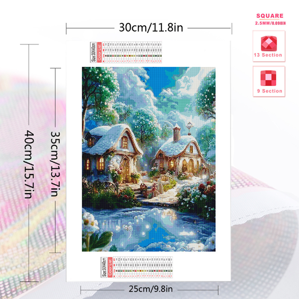 Evershine House Diamond Painti - огляд і ціна Resin Art On Wall