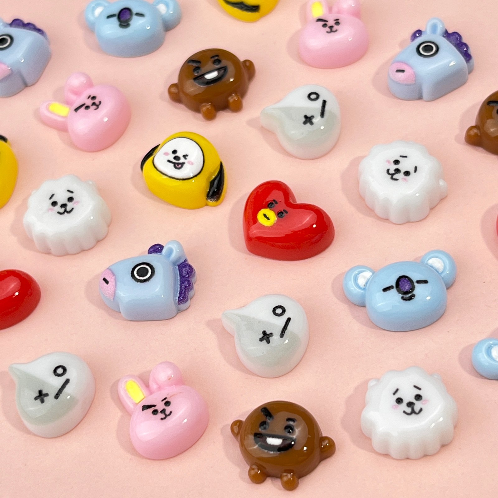 B T 21 Chimmy Koya RJ Shooky T - огляд і ціна Resin Art Sticker