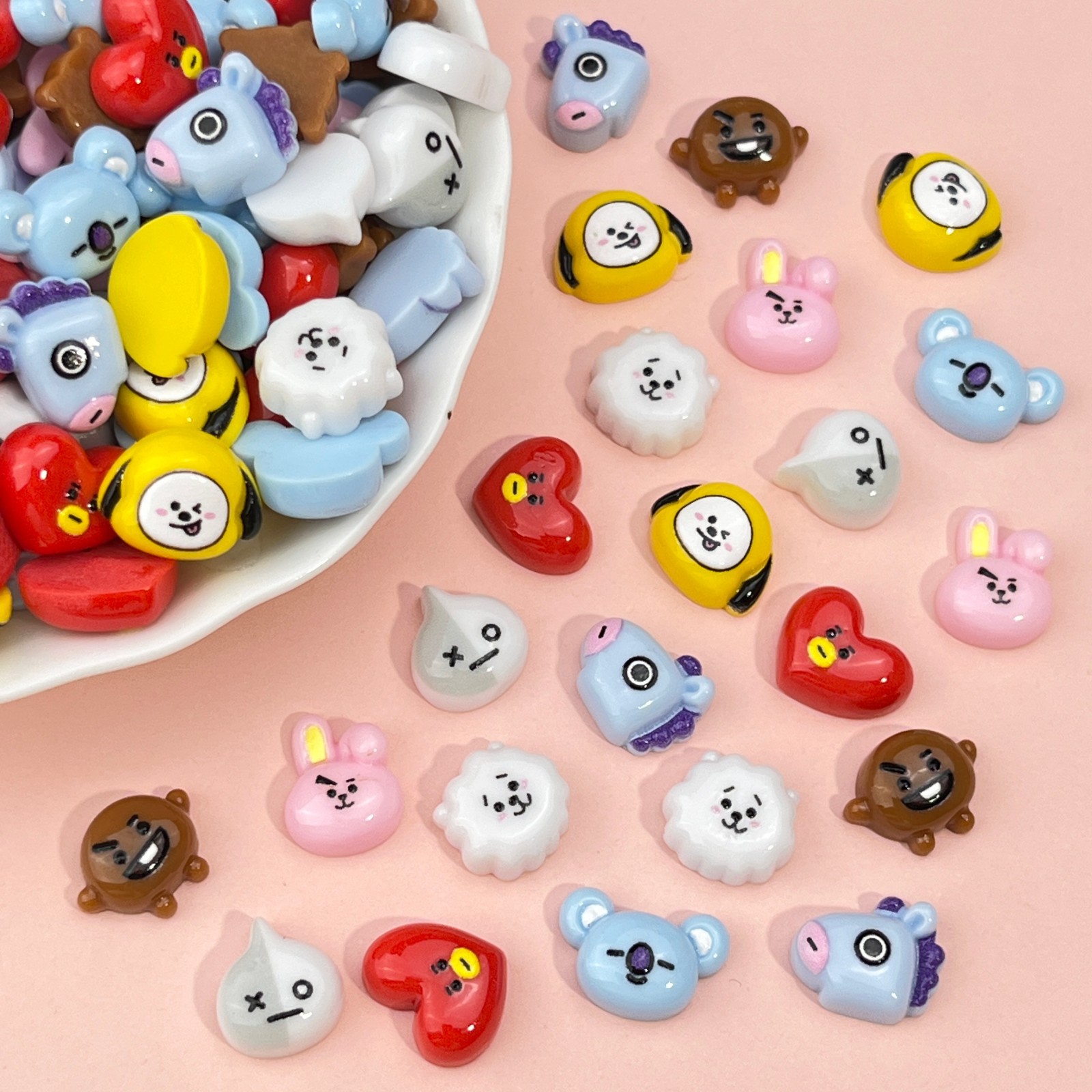 B T 21 Chimmy Koya RJ Shooky T - огляд і ціна Resin Art Sticker