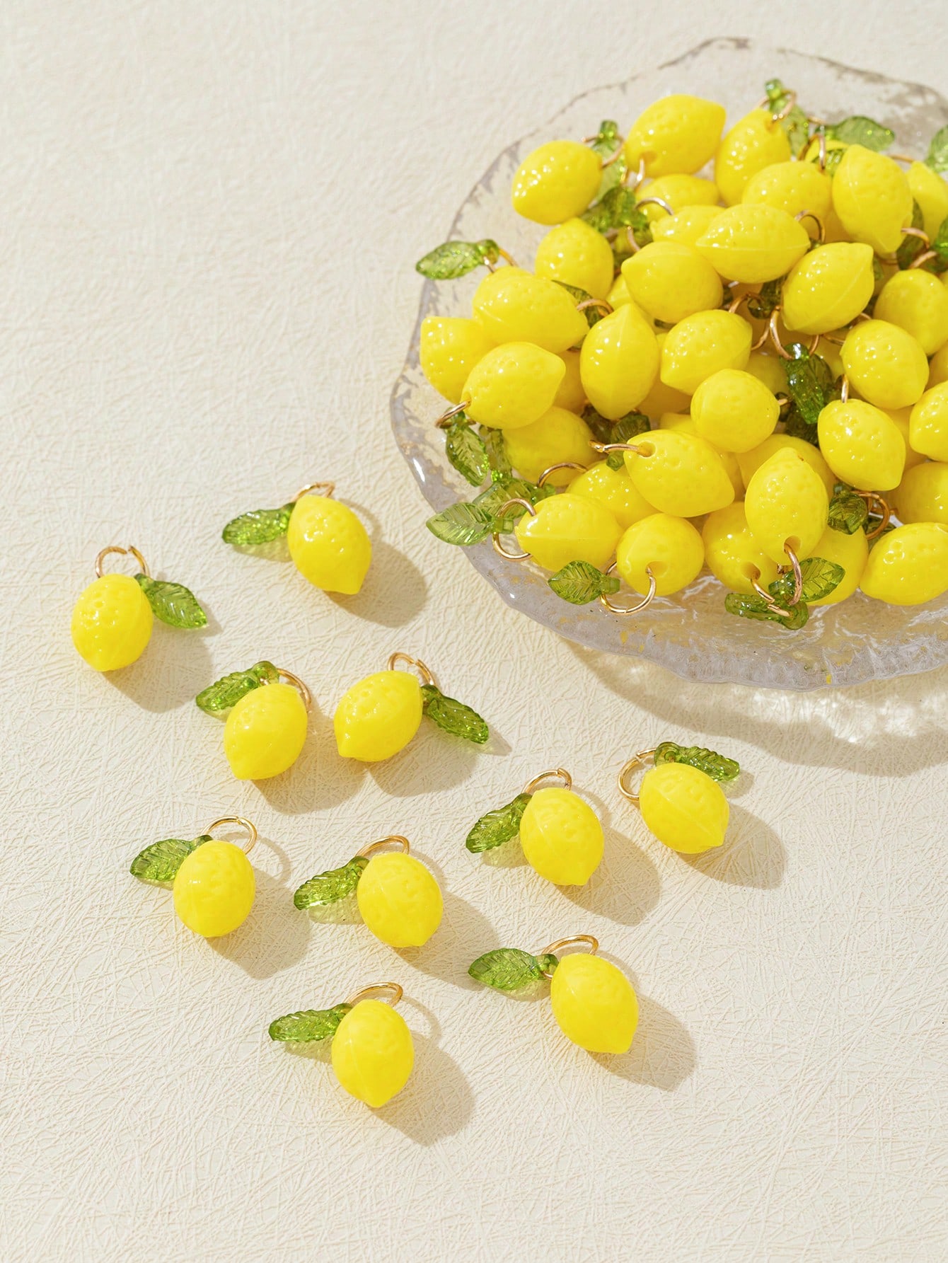 10Pcs 3D Lemon Resin Charms Pe - огляд і ціна Resin Art Products