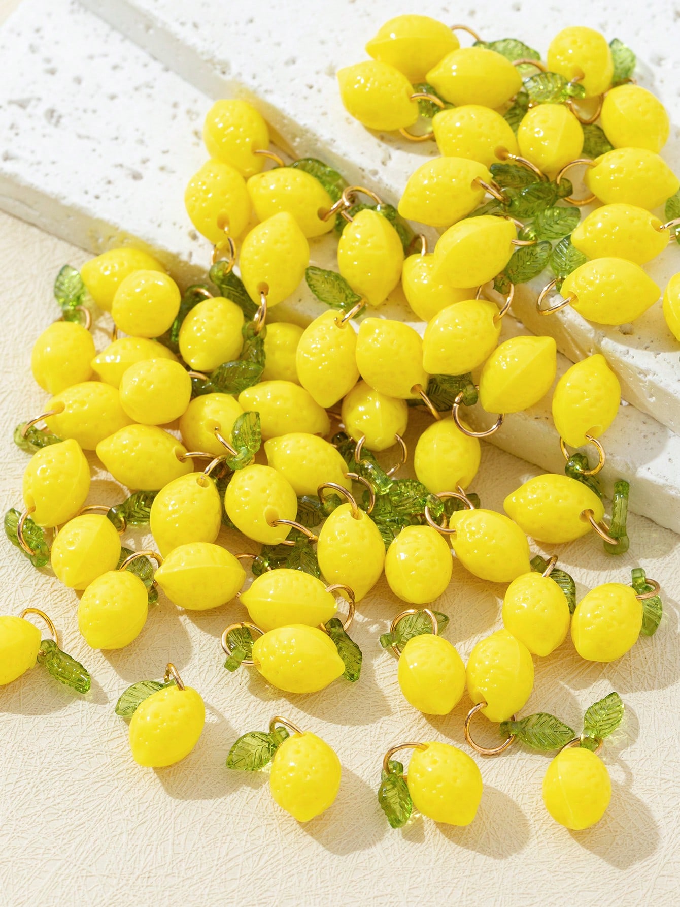 10Pcs 3D Lemon Resin Charms Pe - огляд і ціна Resin Art Products