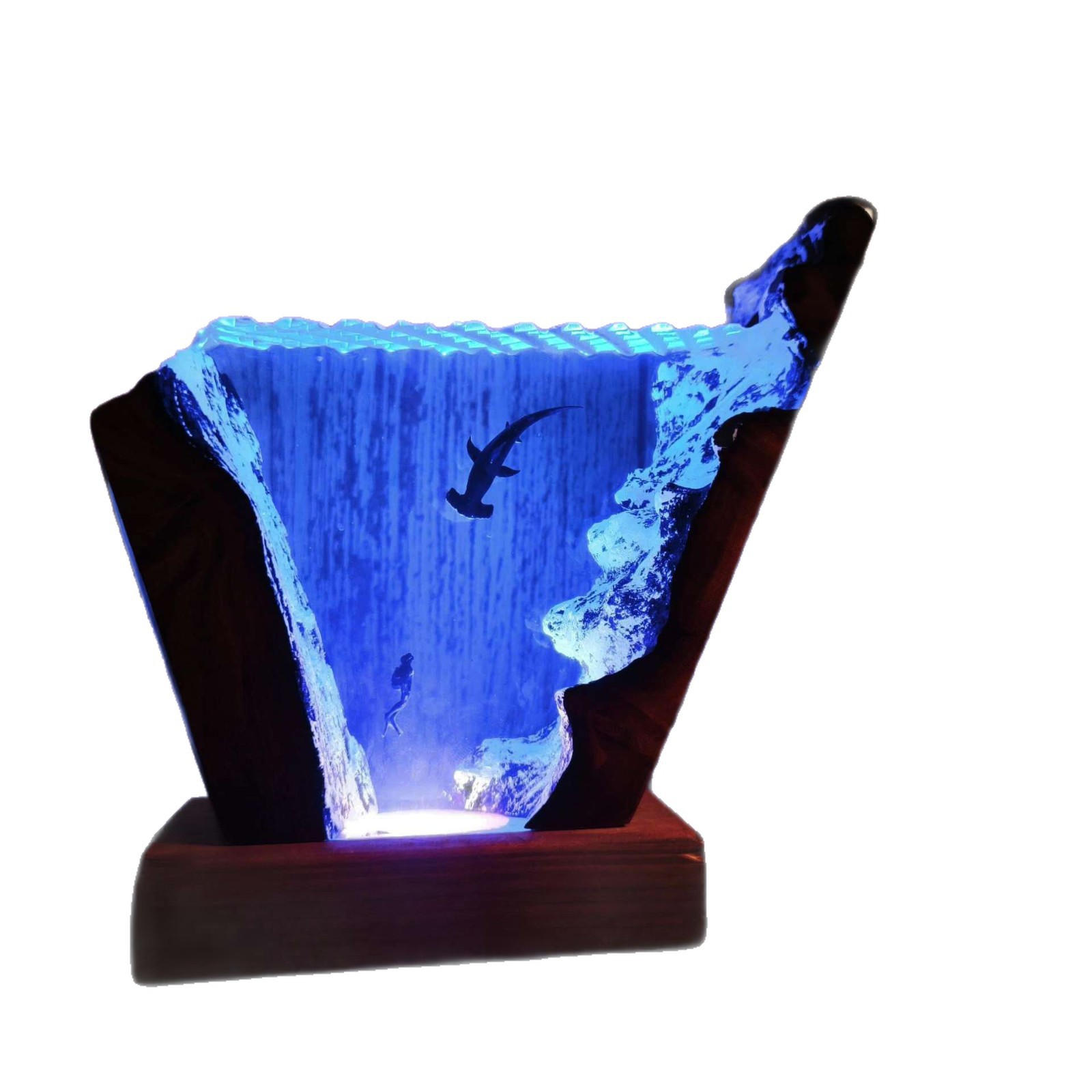 6 * 4-inch Ocean Series Diver  - огляд і ціна Resin Art Gift For Birthday