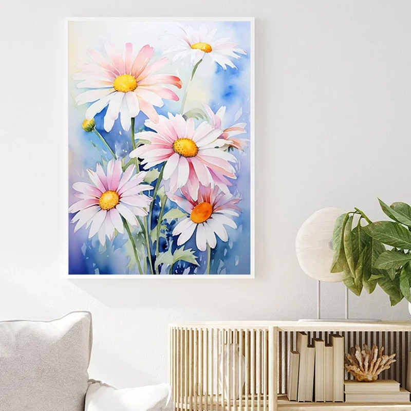 Modern Art Flower Power Poster - огляд і ціна Resin Art Aesthetic