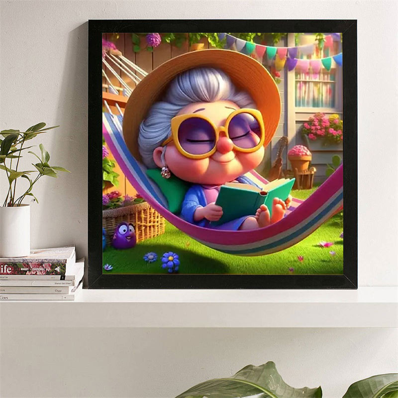 Frameless, Grandma Diamond Pai - огляд і ціна Resin Art On Wall