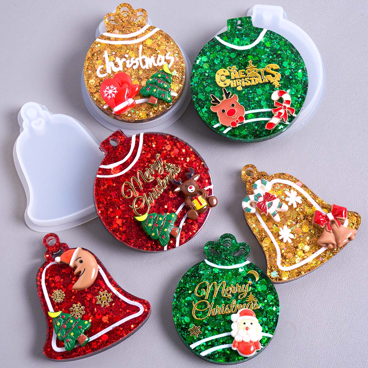 Xmas Tag Pendant Silicone Mold - огляд і ціна Resin Art Products