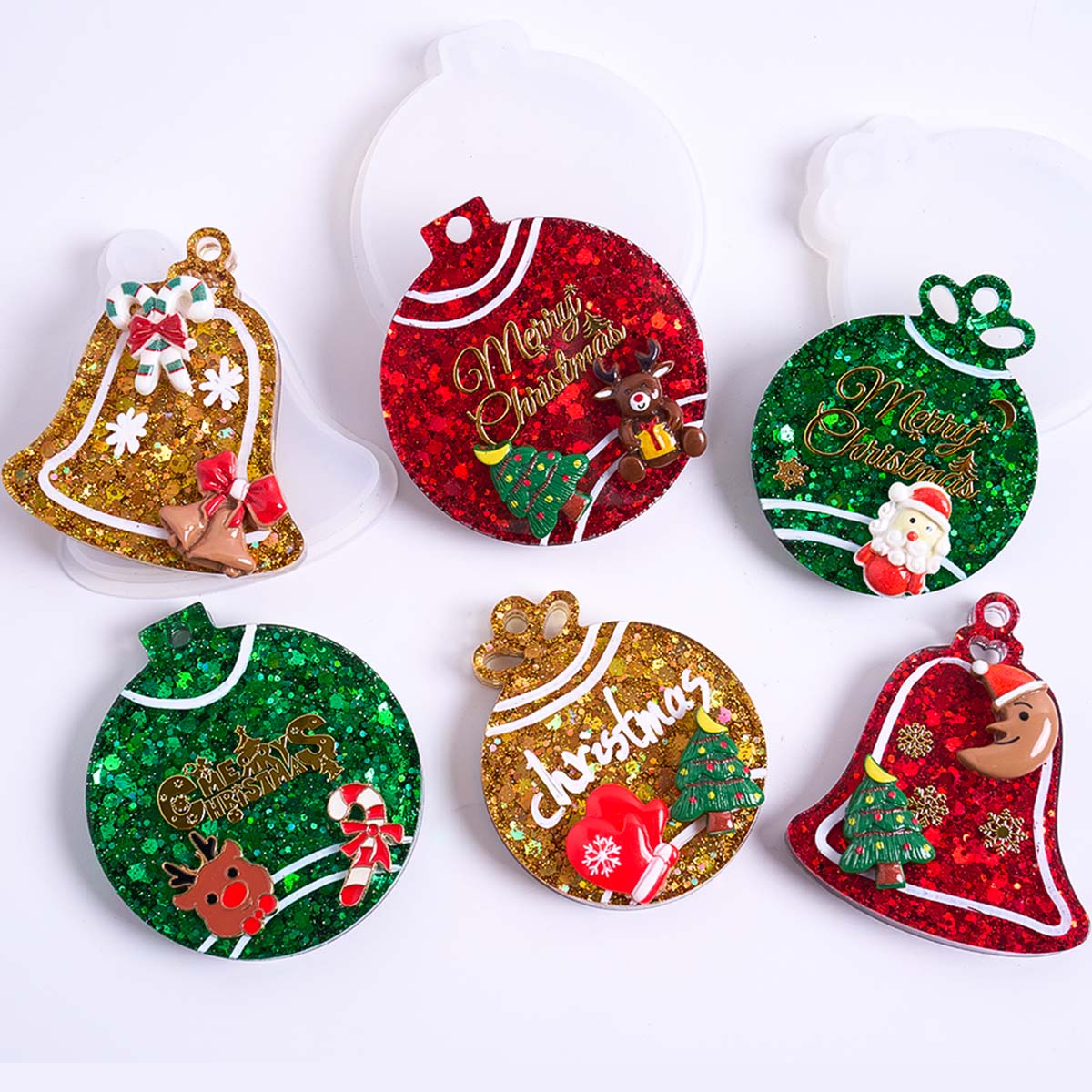 Xmas Tag Pendant Silicone Mold - огляд і ціна Resin Art Products