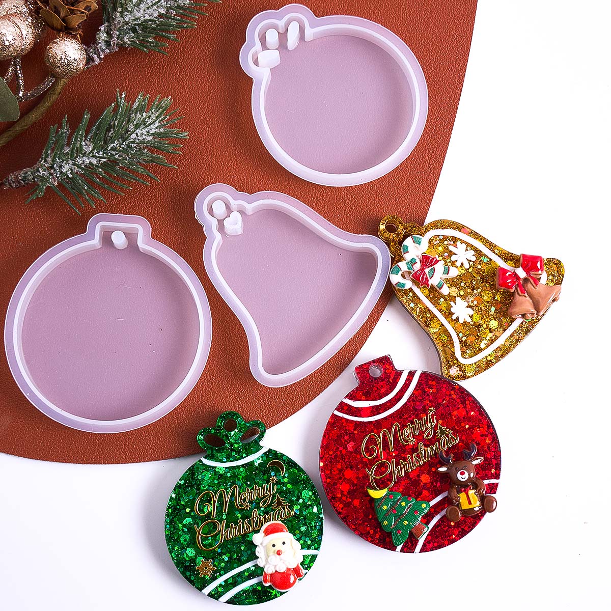 Xmas Tag Pendant Silicone Mold - огляд і ціна Resin Art Products