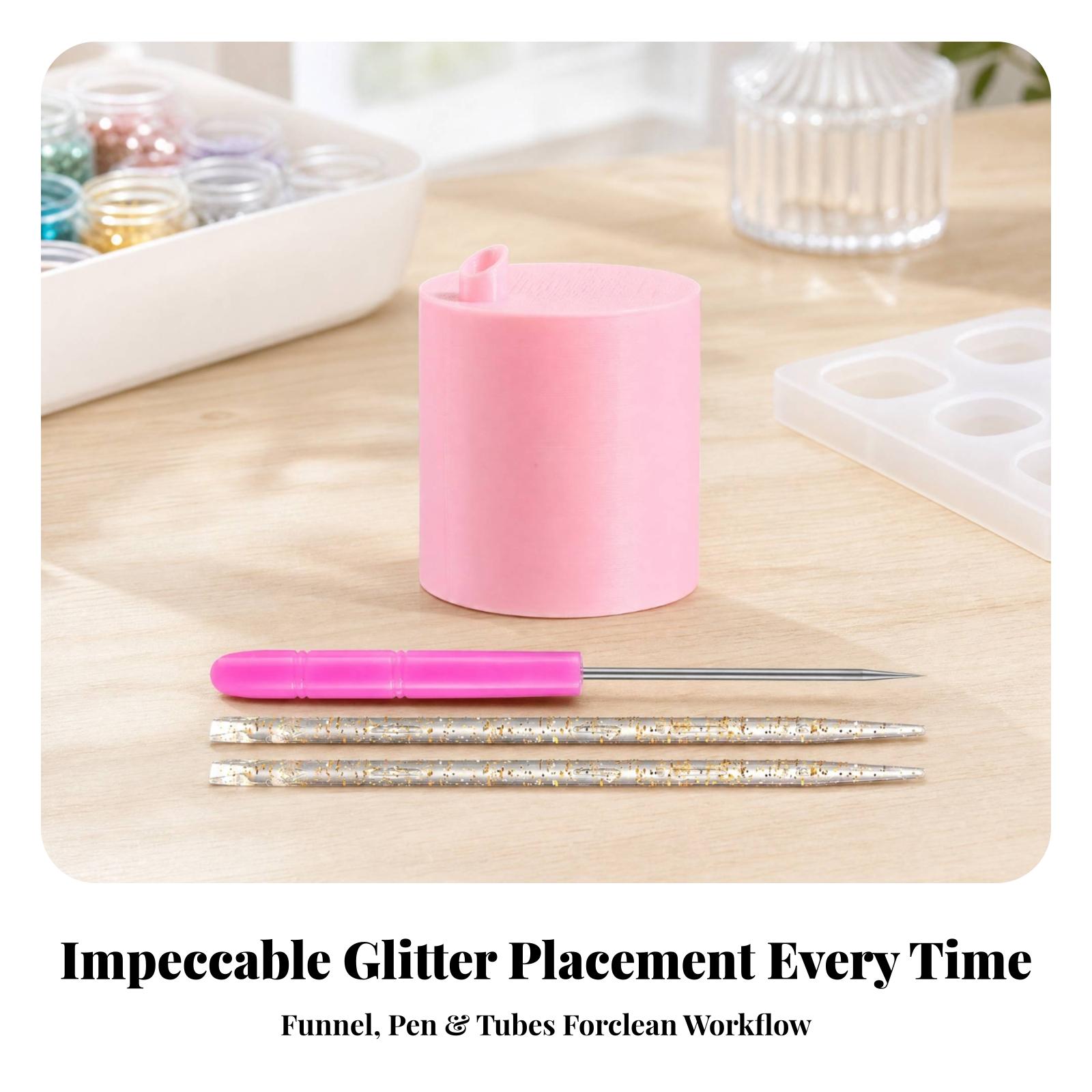 DIY Craft Package Pink Glitter - огляд і ціна Resin Art Youtube