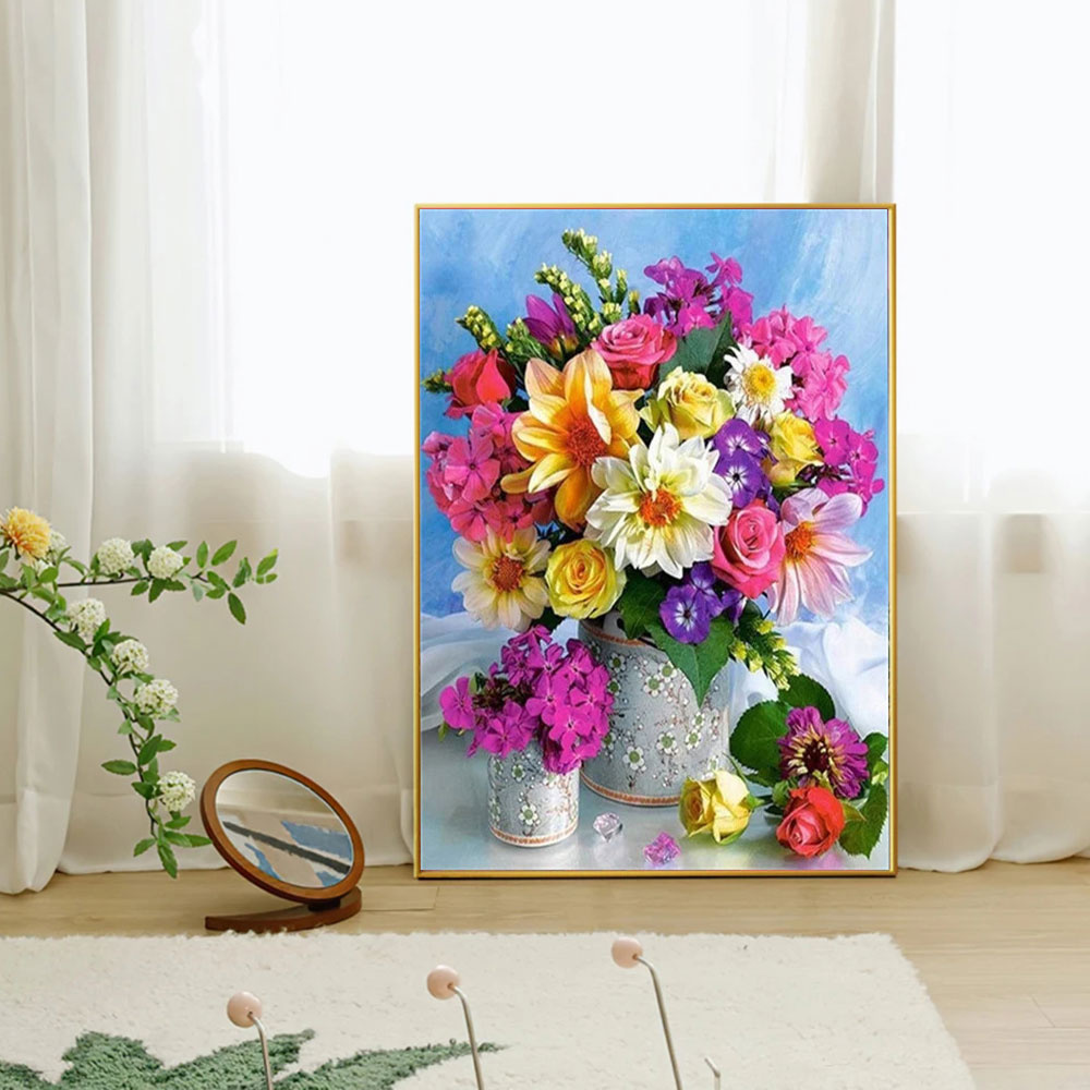 Full Diamond Mosaic Flower 5D  - огляд і ціна Resin Art Wall Decor
