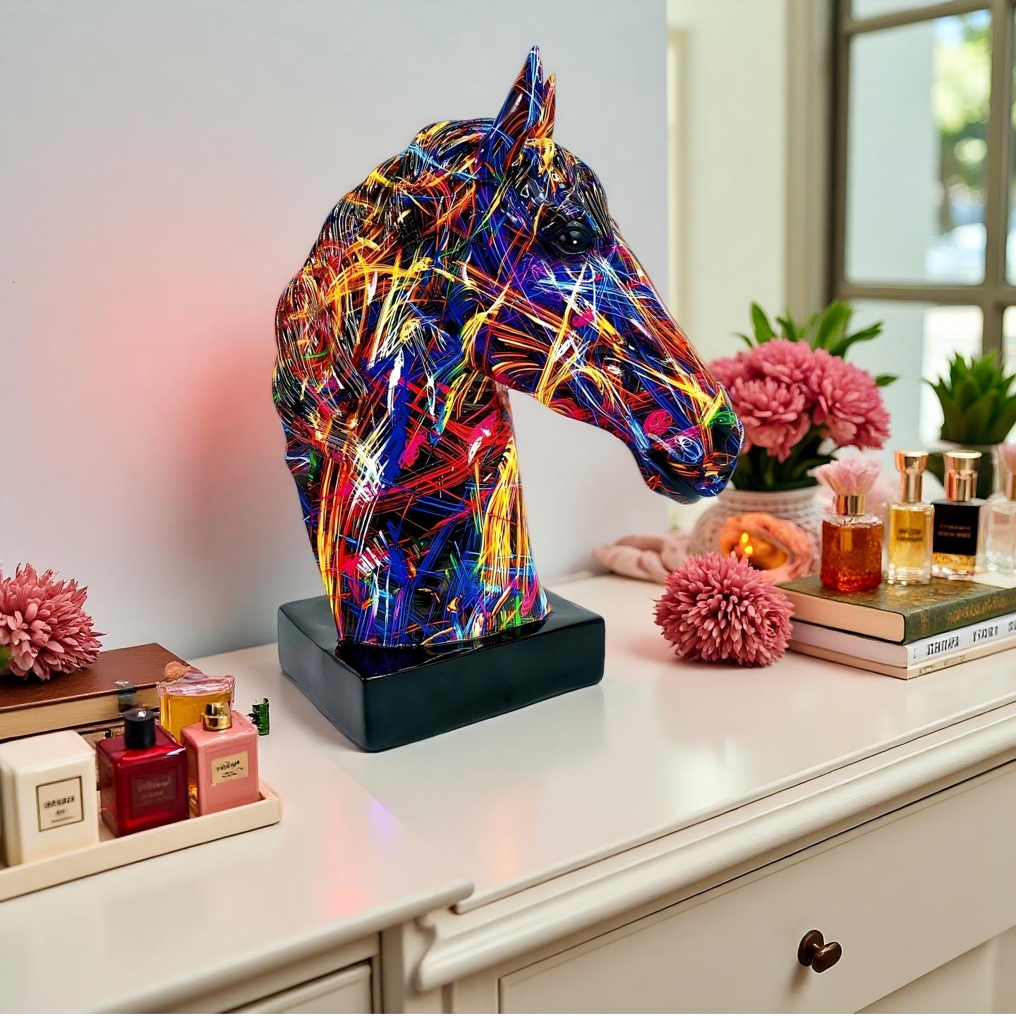 Creative Resin  Horse Head Orn - огляд і ціна Resin Art And Decor