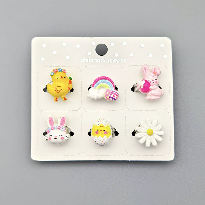 12PCS/SET Flower Gift Box Pink - огляд і ціна Resin Art Ring