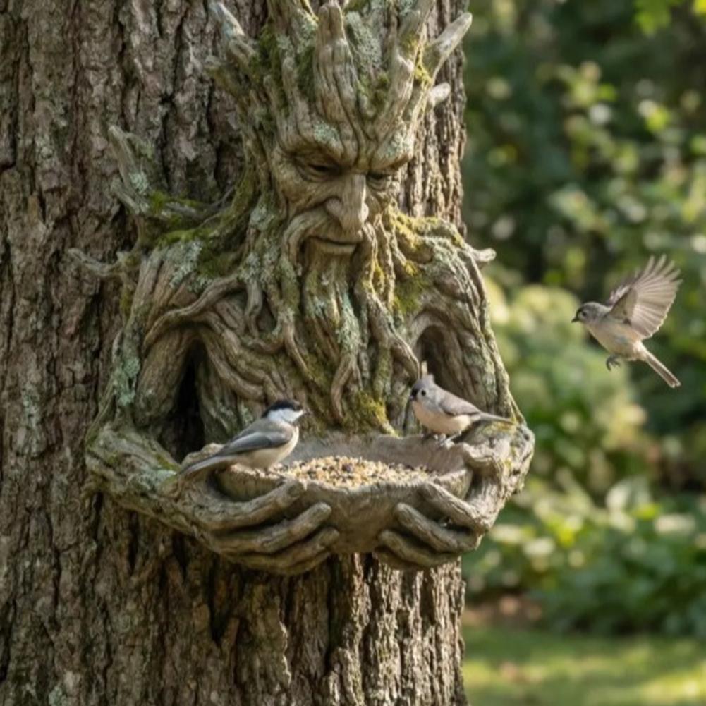 Weatherproof Resin Tree Face B - огляд і ціна Resin Art On Wood