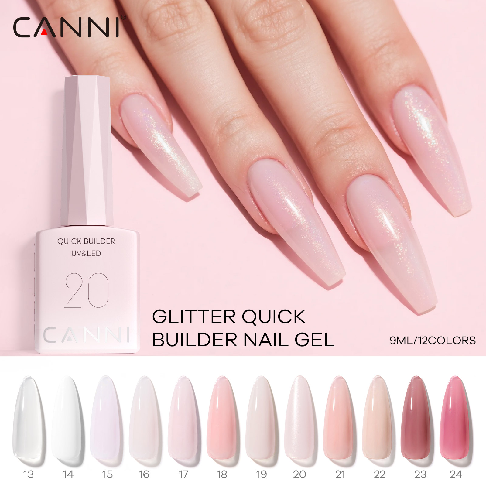 CANNI UV Construction Gel Fast - огляд і ціна Resin Art Use