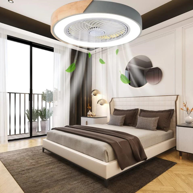 Modern Wood Ceiling Fan Light  - огляд і ціна Resin Art On Wood