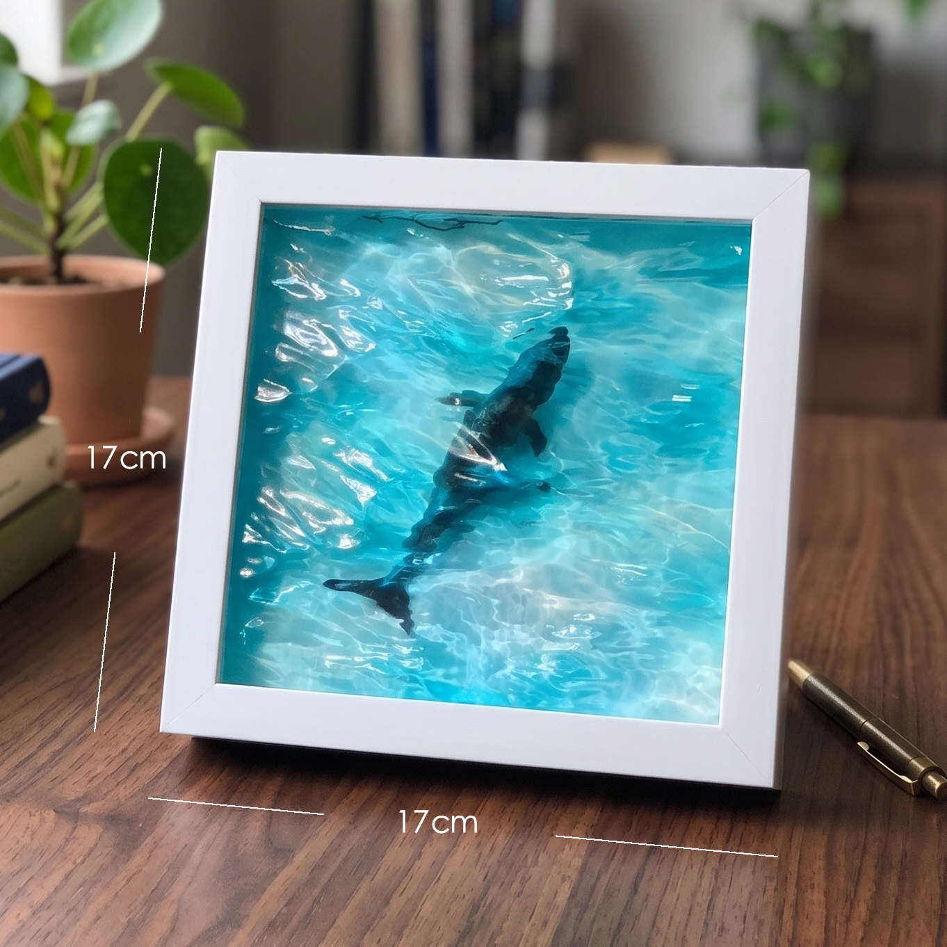 3D Wave Resin Whale Sculpture  - огляд і ціна Resin Art Ocean