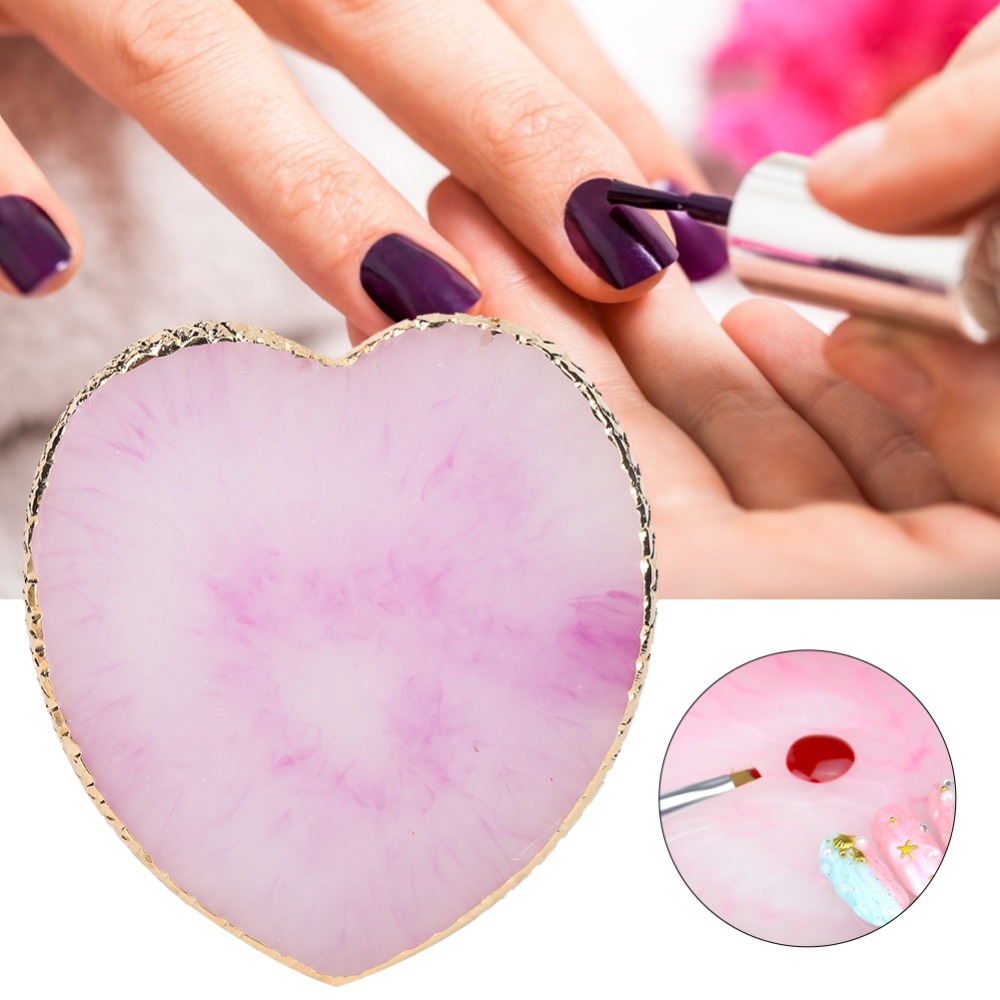 Delicate Heart Shaped Nail Art - огляд і ціна Resin Art Use
