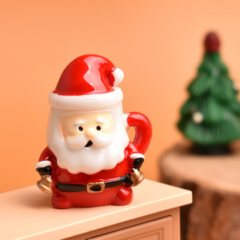 Mini Santa Teacup Ornament - R - огляд і ціна Resin Art Products
