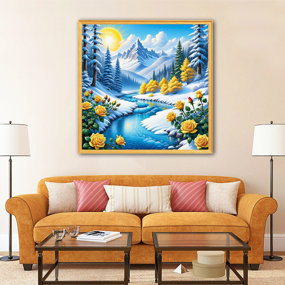 Evershine River Diamond Painti - огляд і ціна Resin Art On Wall