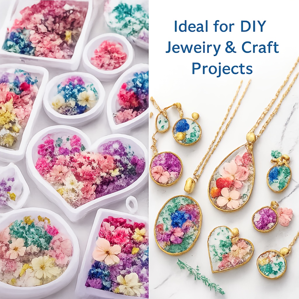 10 Box Mixed Dried Flower Bouq - огляд і ціна Resin Art Gift For Birthday