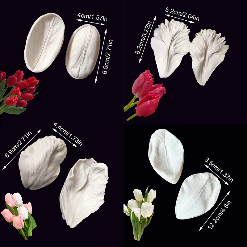 HOT! 2Pcs Tulip Petal Silicone - огляд і ціна Resin Art Heat Gun