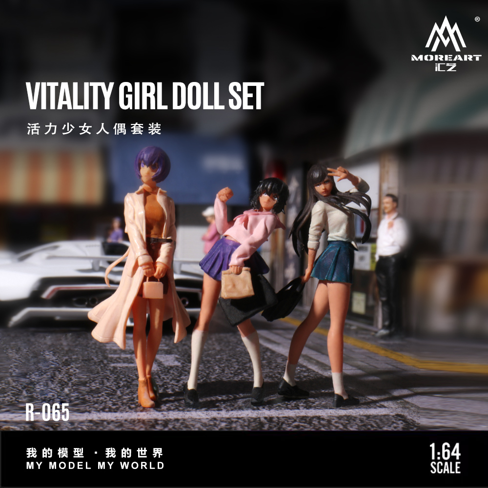 More Art 1:64 Dynamic Girl Dol - огляд і ціна Resin Art And Decor