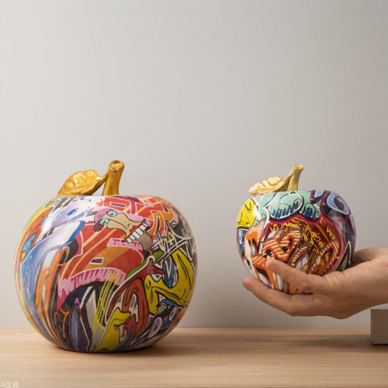 Aesthetic Graffiti Apple Sculp - огляд і ціна Resin Art Aesthetic