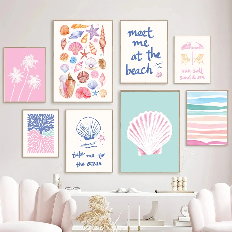 Coastal Gallery Wall Art Summe - огляд і ціна Resin Art Wall Decor