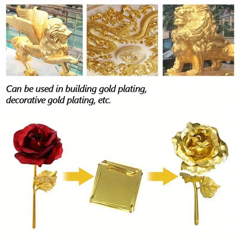 100pcs Imitation Gold Sliver C - огляд і ціна Resin Art Gift For Birthday