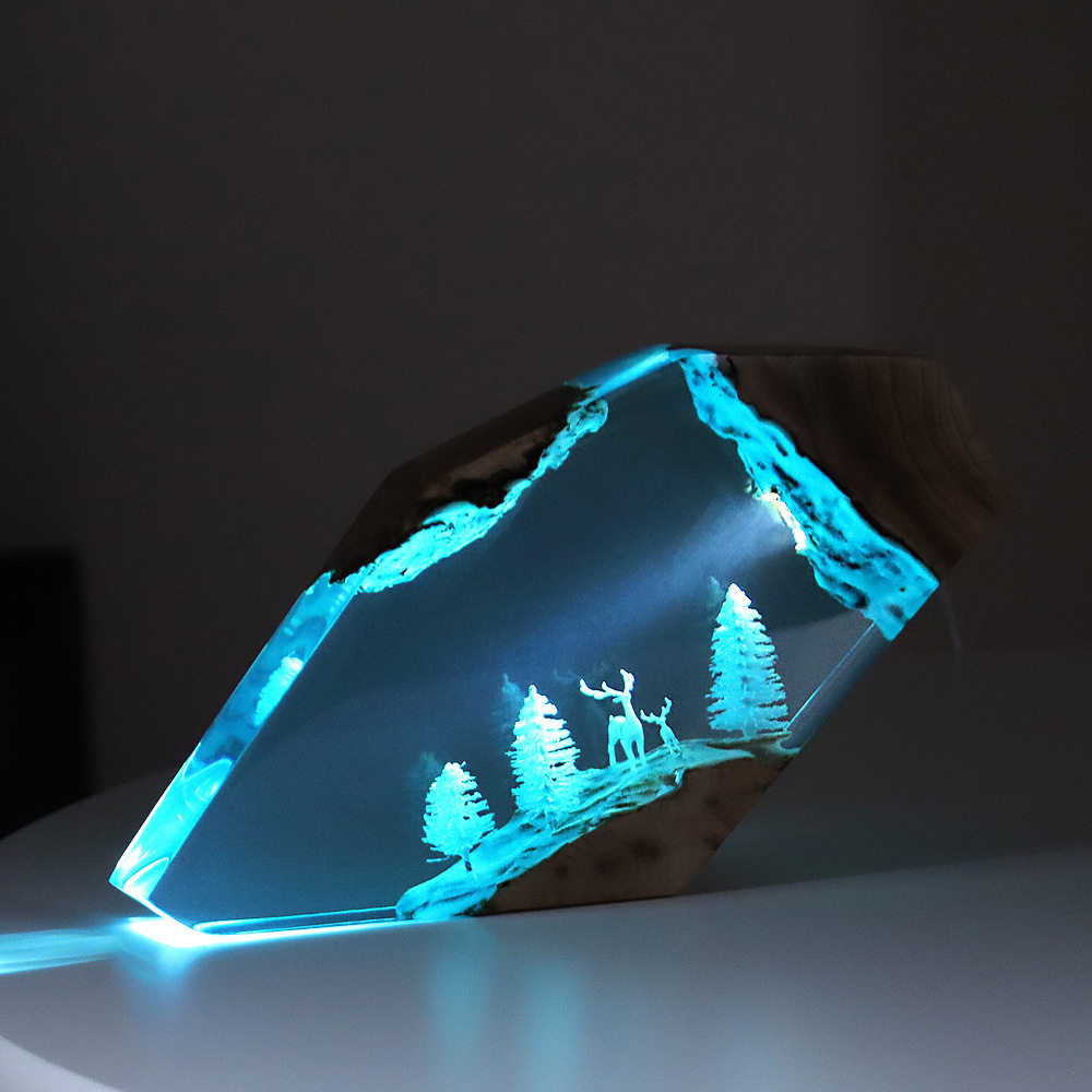 Forest Fairy Deer Desktop Art  - огляд і ціна Resin Art And Decor