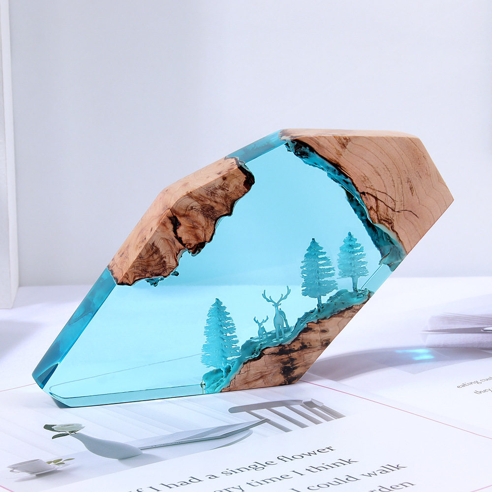 Forest Fairy Deer Desktop Art  - огляд і ціна Resin Art And Decor