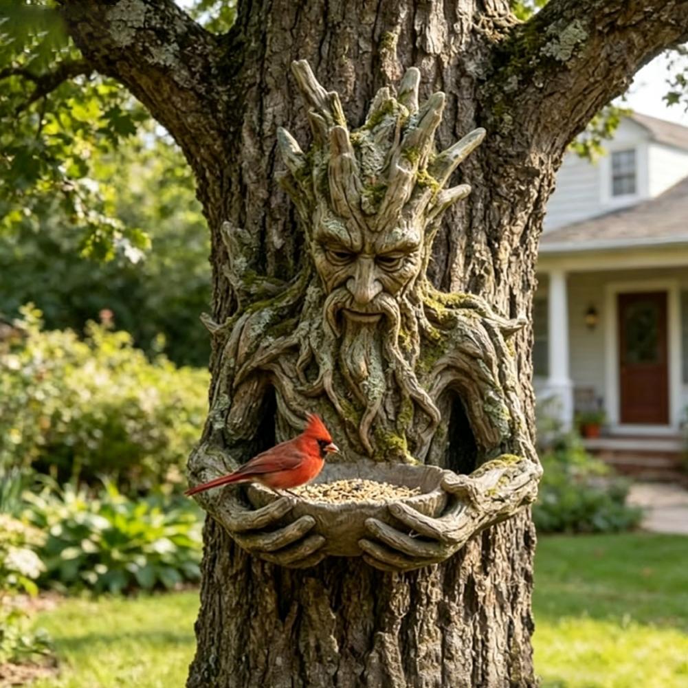 Mounted on Tree Bird Feeder We - огляд і ціна Resin Art On Wood