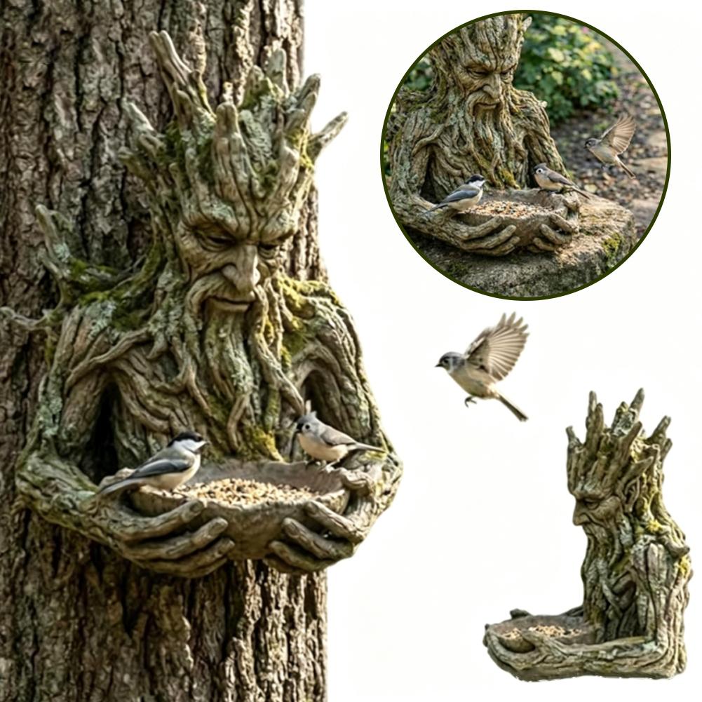 Mounted on Tree Bird Feeder We - огляд і ціна Resin Art On Wood