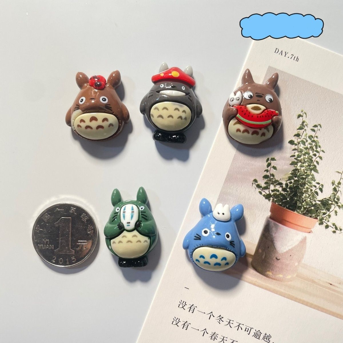 Totoro Anime Resin Fridge Magn - огляд і ціна Resin Art Anime